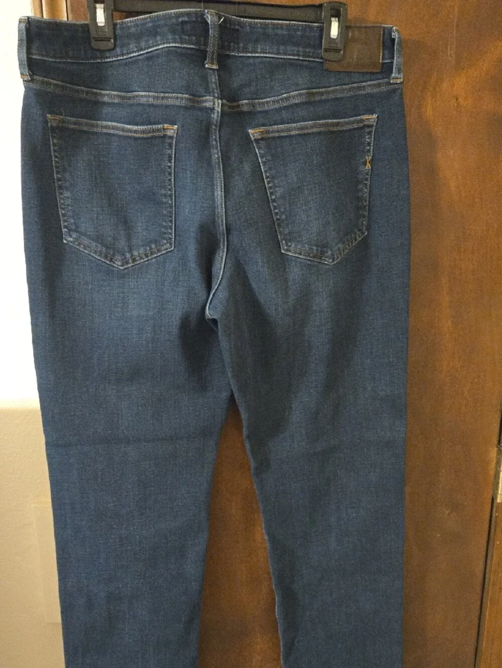 Express Skinny Jeans in Dark Blue Denim